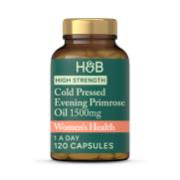 Holland & Barrett High Strength Cold Pressed Evening Primrose Oil 1500mg 120 Capsules